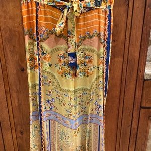 Johnny Was wide leg floral pant